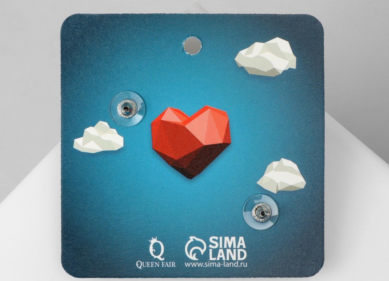 Серьги пластик 