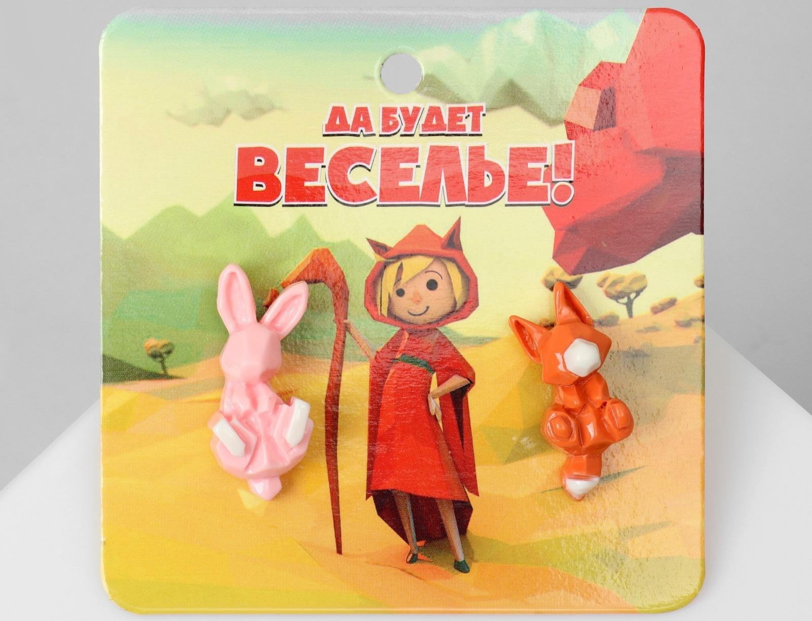 Серьги пластик 