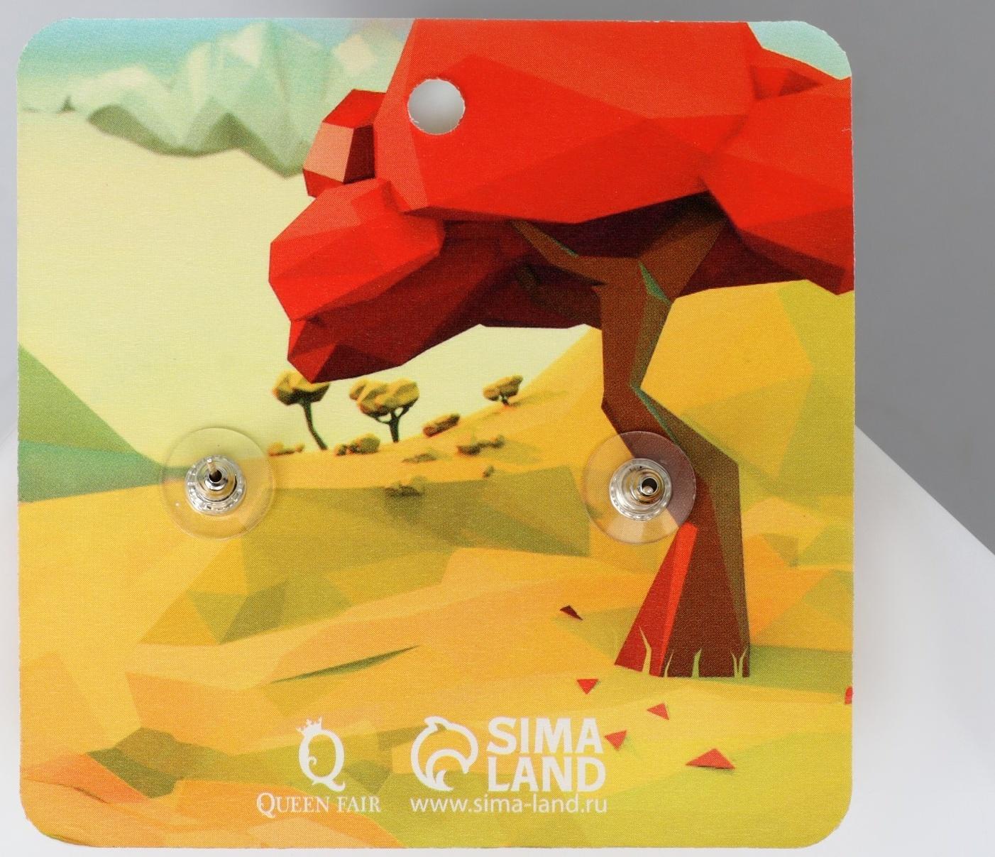 Серьги пластик 