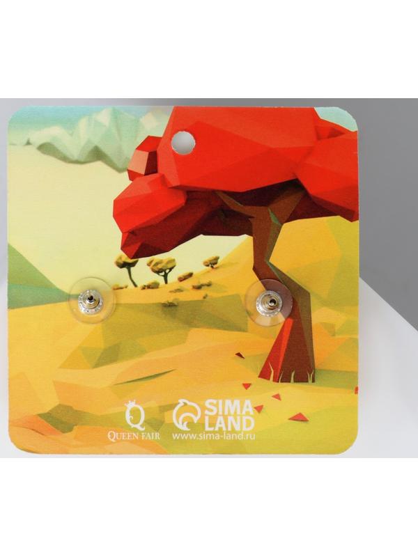 Серьги пластик 