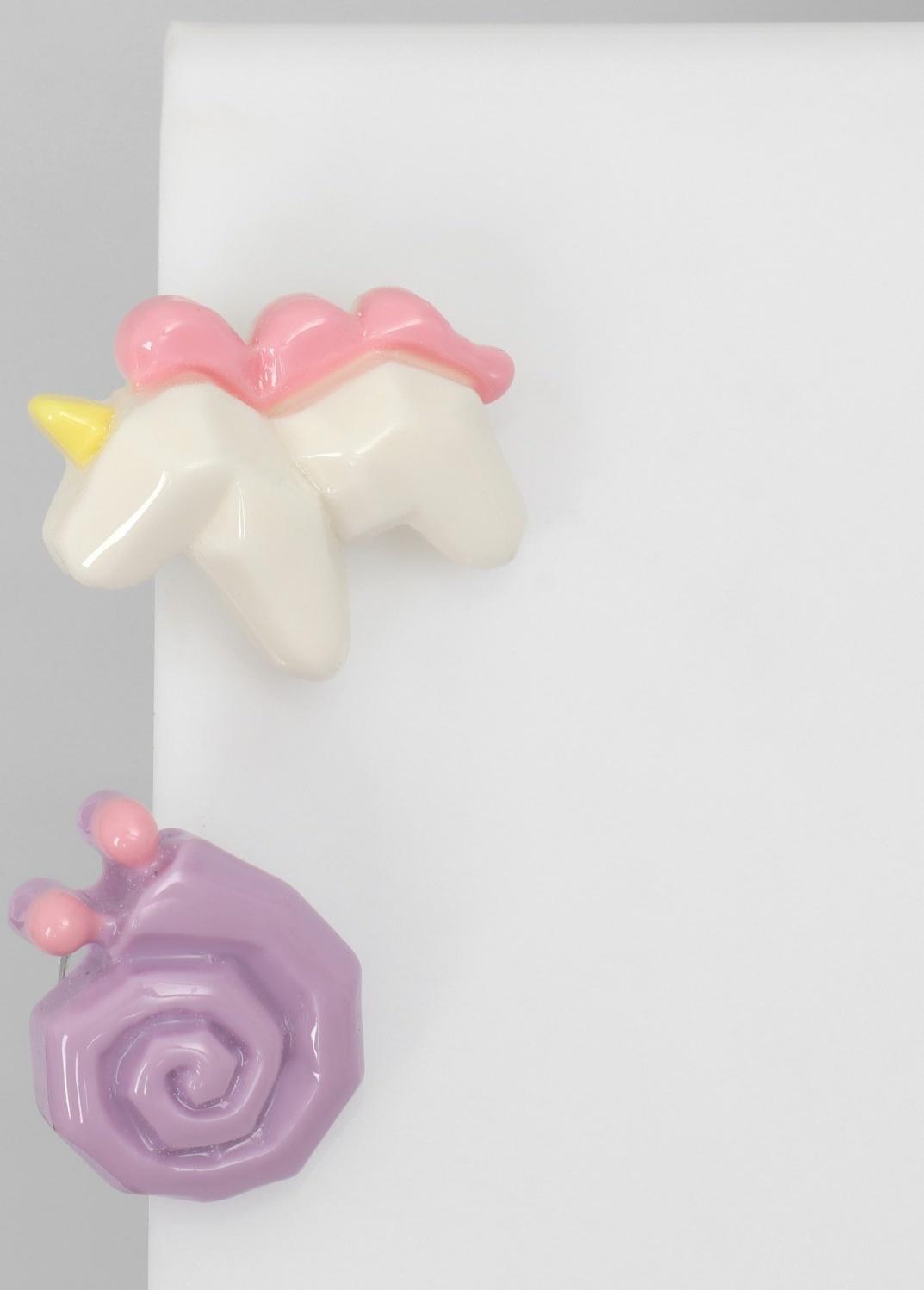 Серьги пластик 