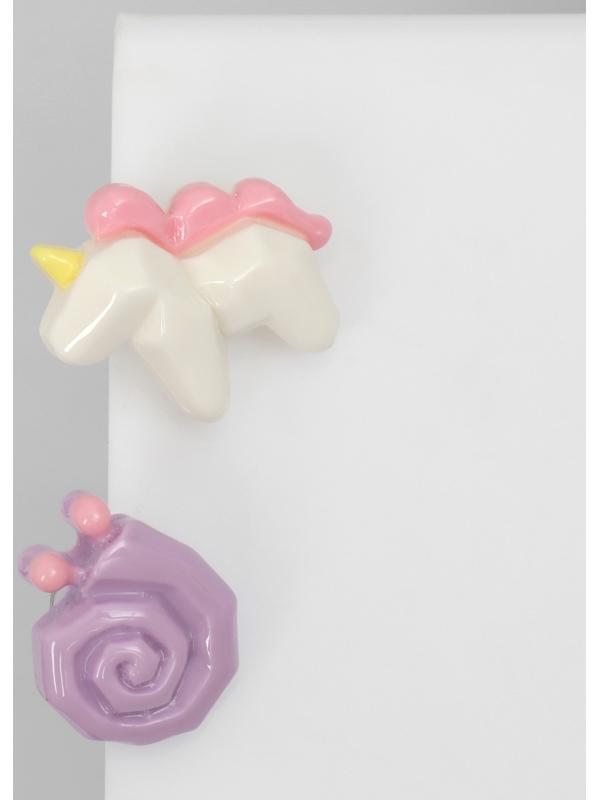 Серьги пластик 