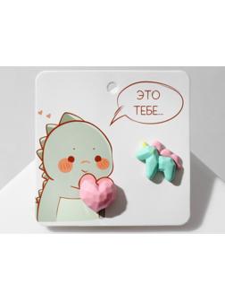 Серьги пластик 