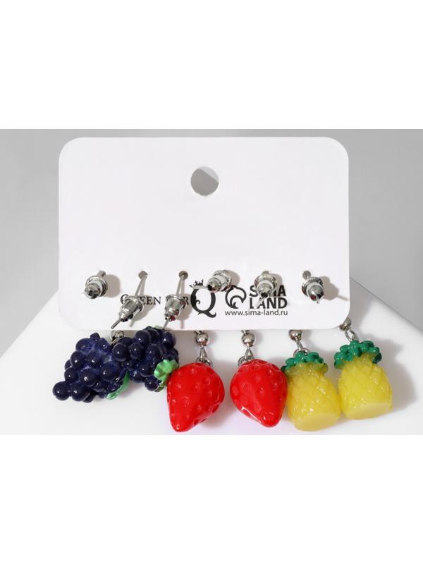 Набор серьги 3 пары 