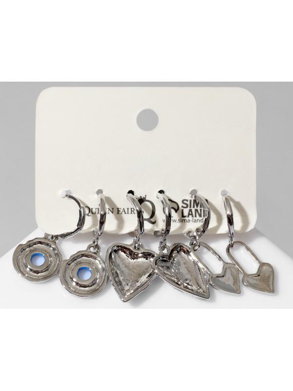 Набор серьги 3 пары 