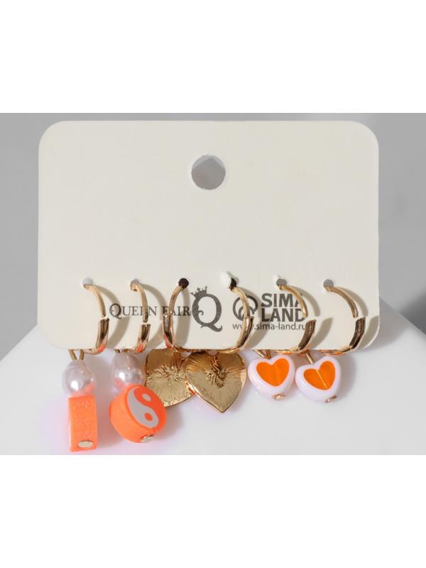 Набор серьги 3 пары 