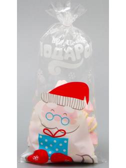 Пакет БОПП «Дед Мороз», 13 × 27 см