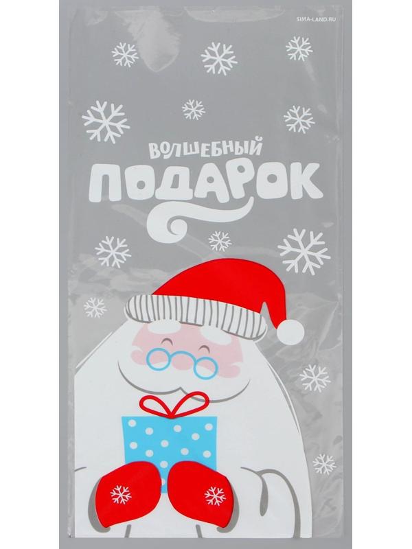 Пакет БОПП «Дед Мороз», 13 × 27 см
