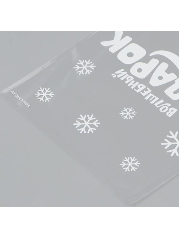 Пакет БОПП «Дед Мороз», 13 × 27 см