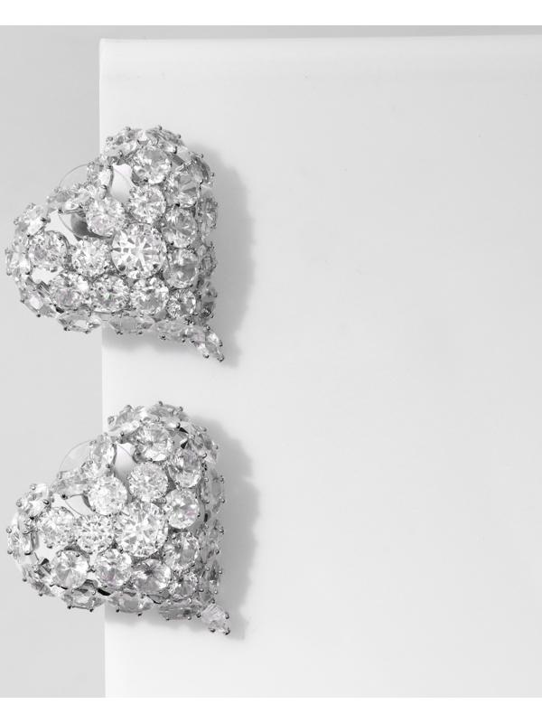 Серьги со стразами 