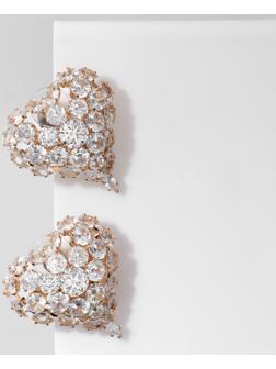 Серьги со стразами 