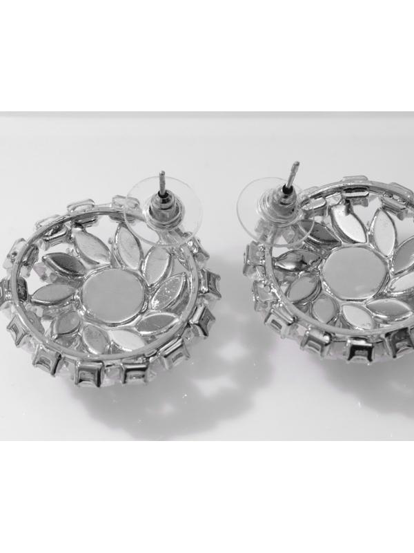 Серьги со стразами 