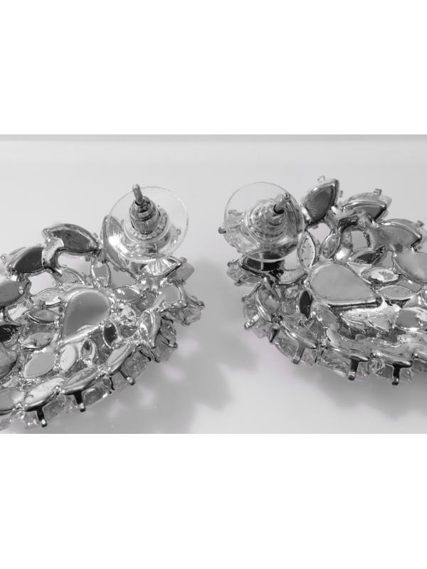 Серьги со стразами 