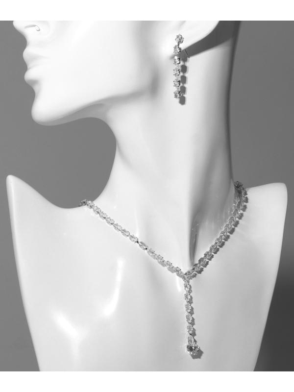 Набор 2 предмета: серьги, колье 