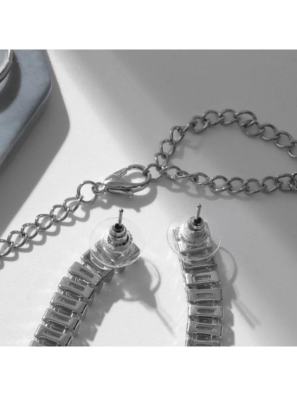 Набор 3 предмета: серьги, колье, кольцо 