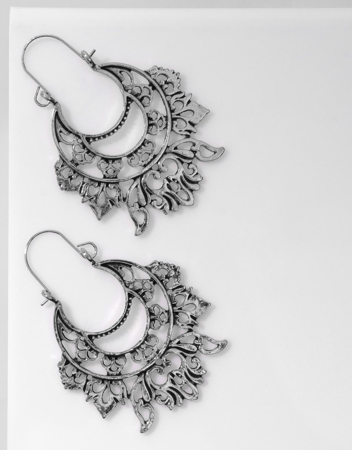 Серьги металл 