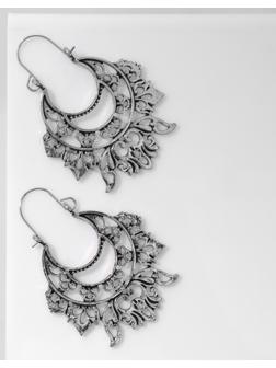 Серьги металл 