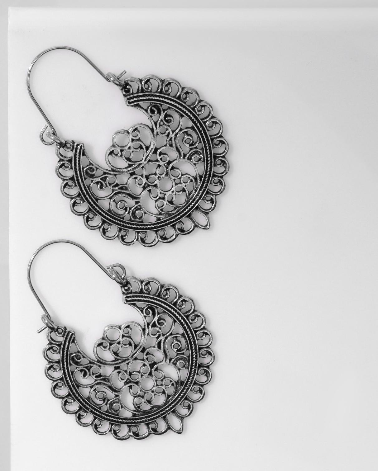 Серьги металл 