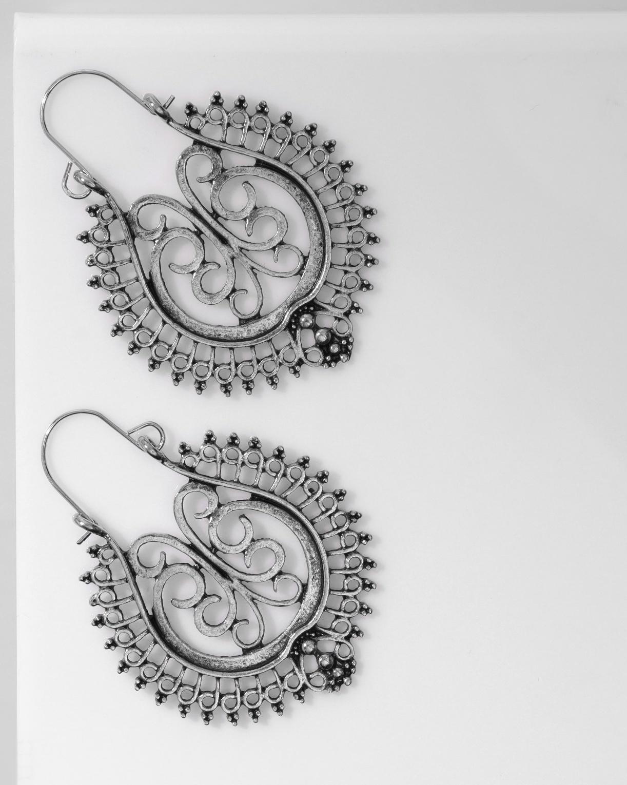 Серьги металл 