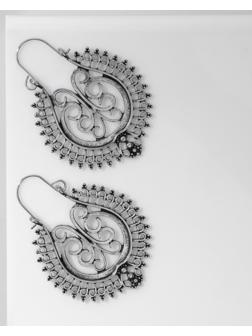 Серьги металл 