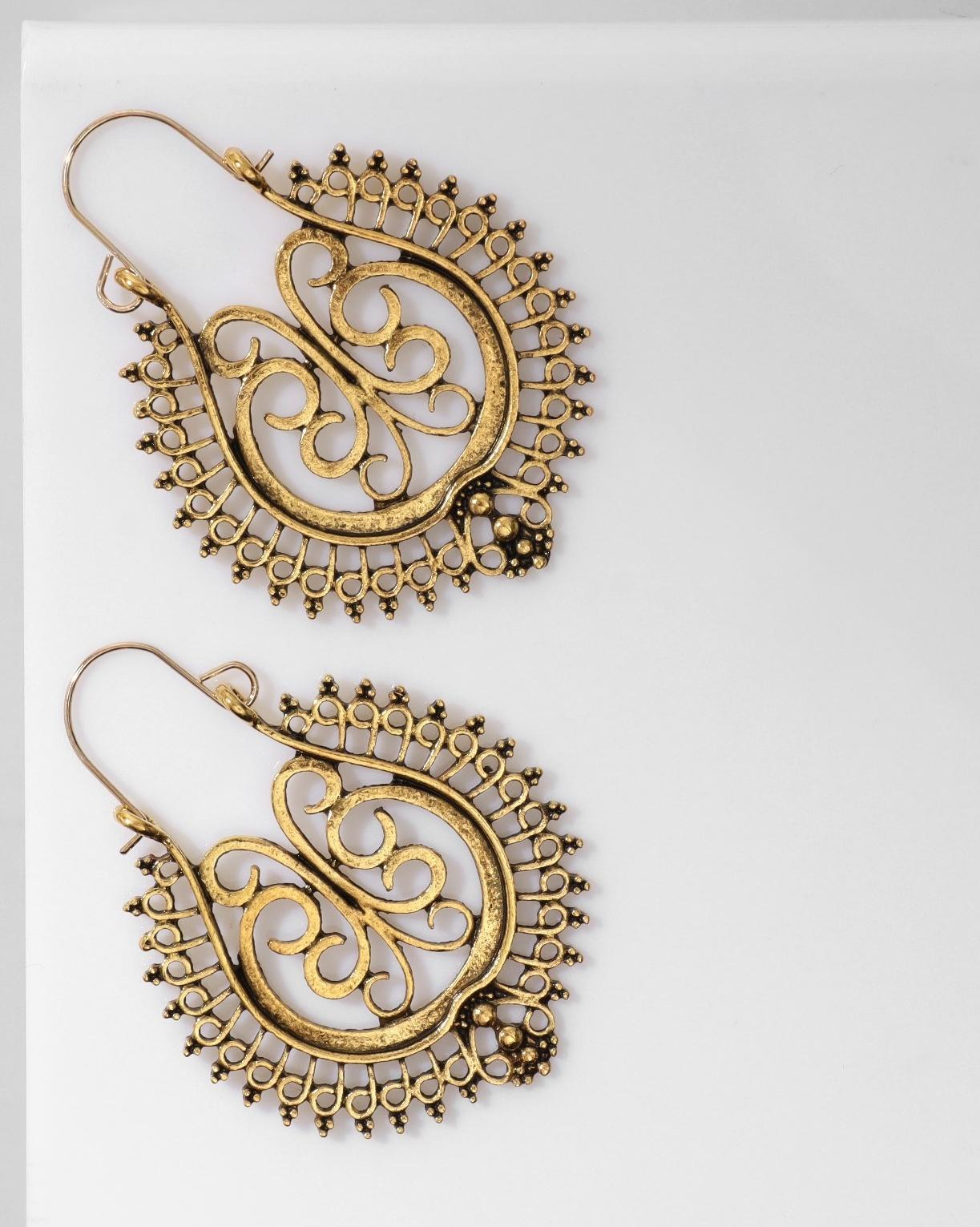 Серьги металл 