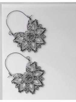 Серьги металл 