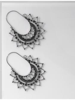 Серьги металл 