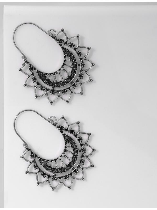 Серьги металл 