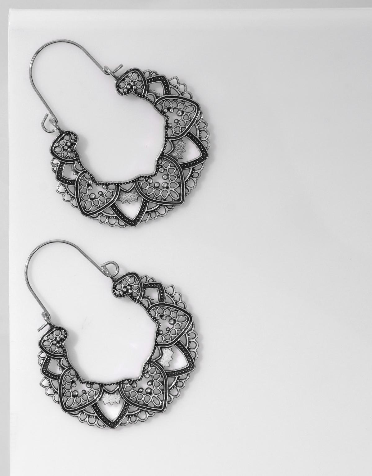 Серьги металл 