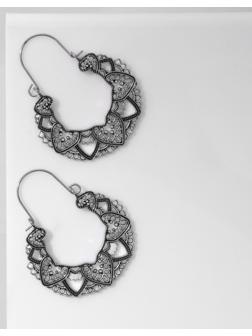 Серьги металл 