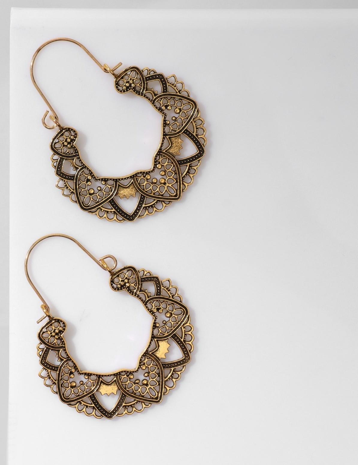 Серьги металл 