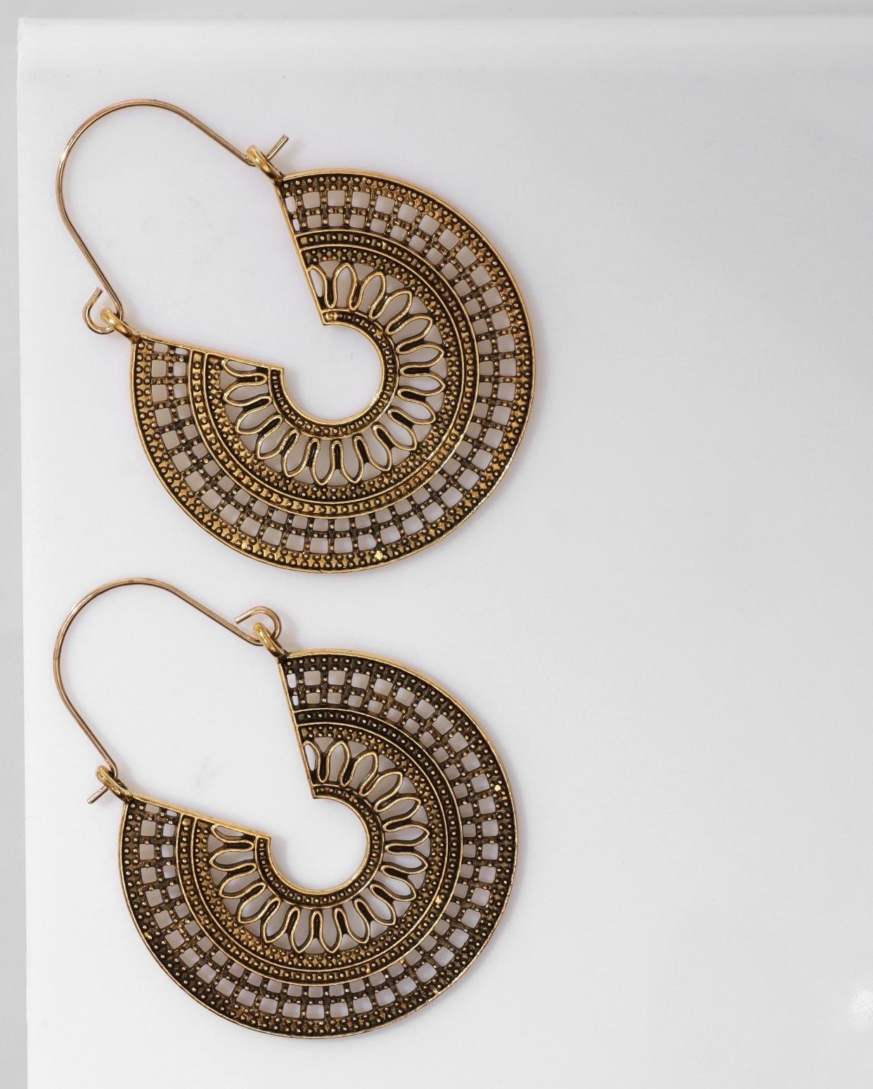 Серьги металл 