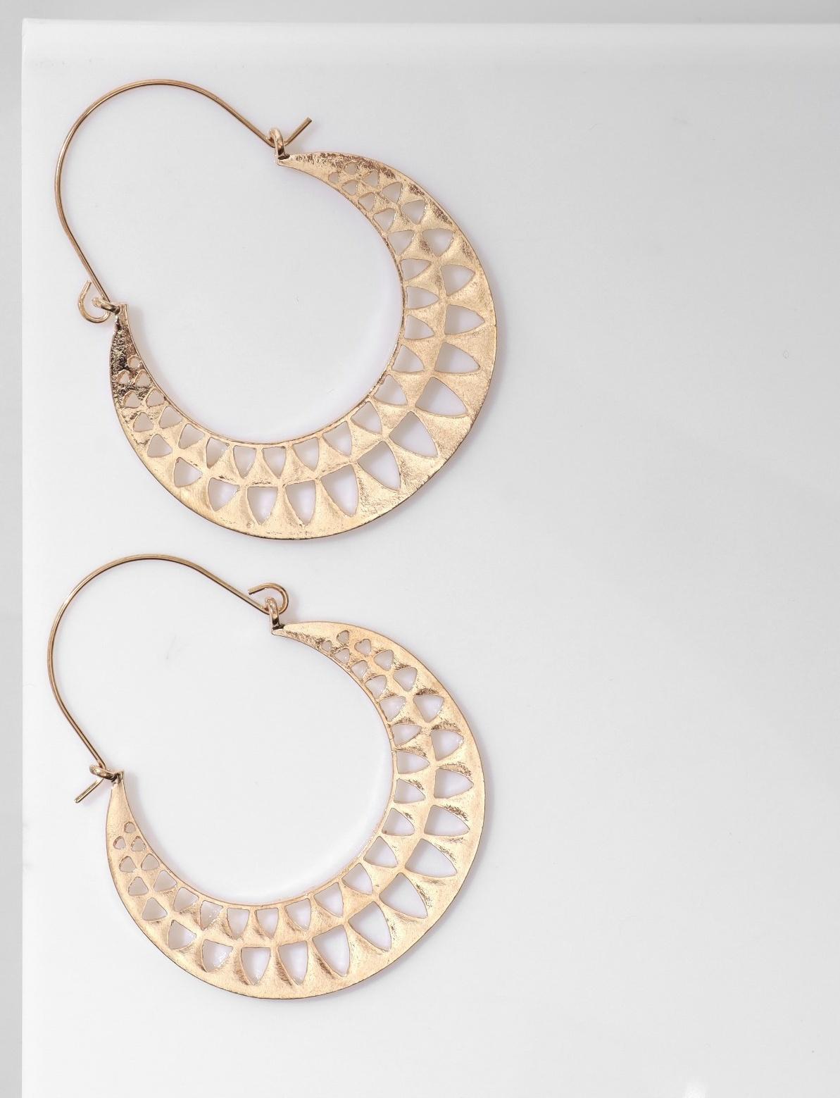 Серьги металл 