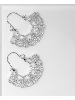 Серьги металл 