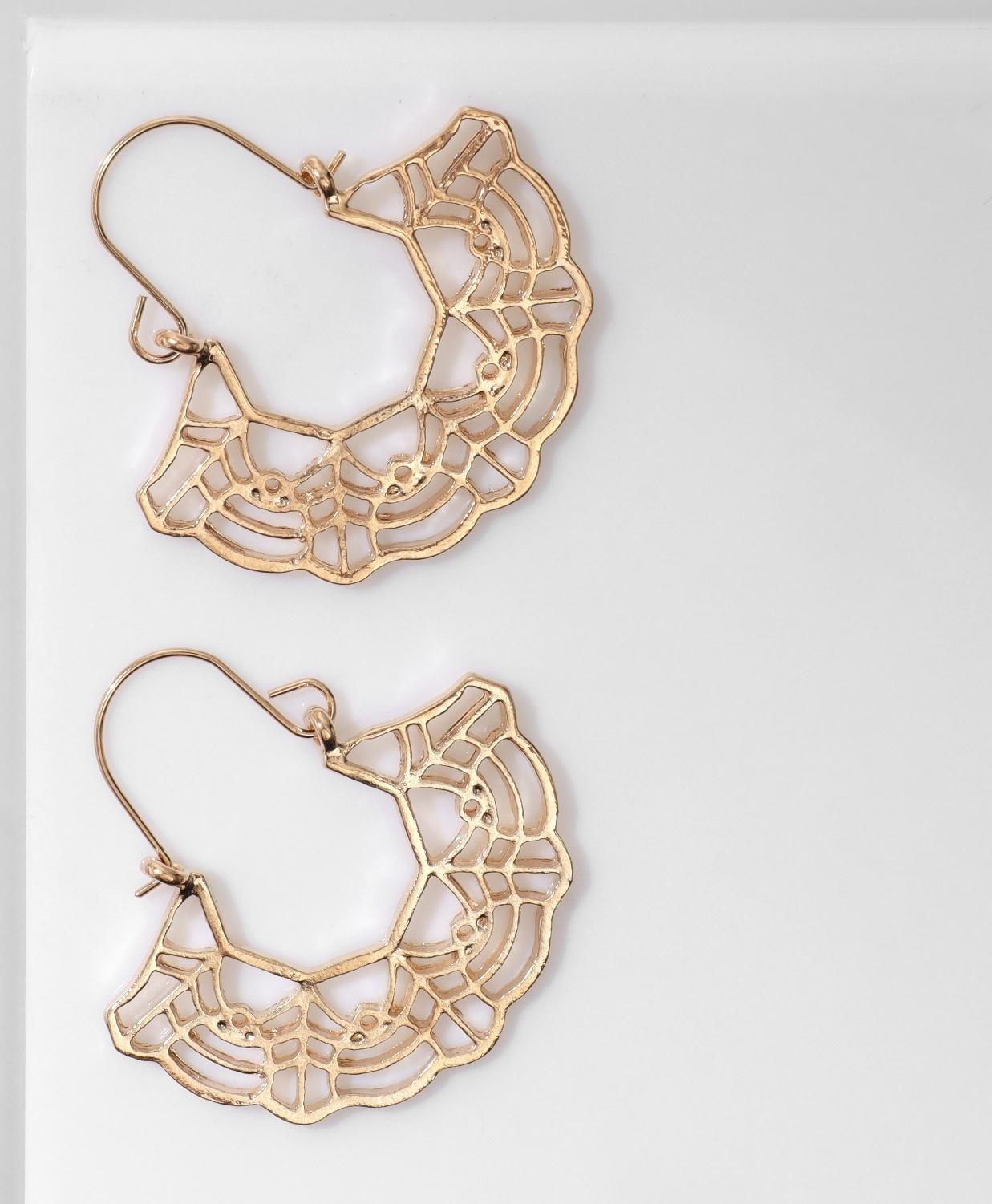 Серьги металл 