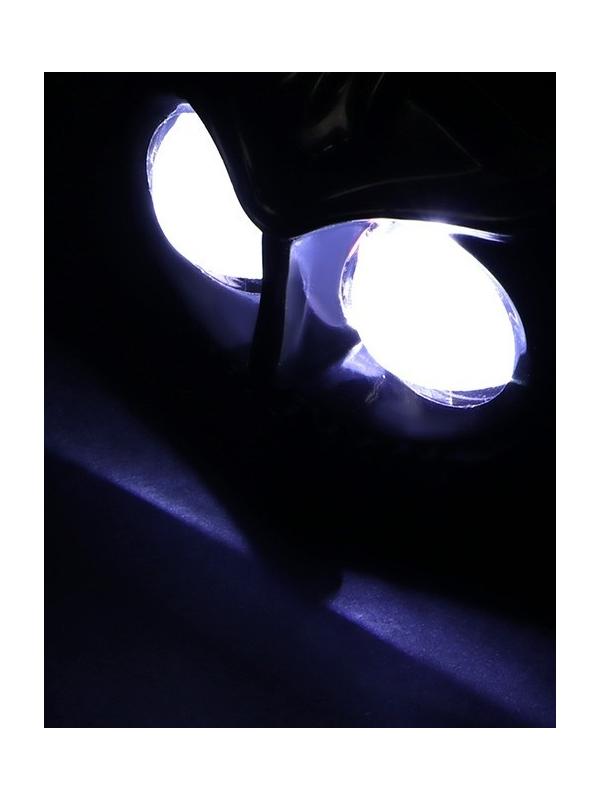 Фара cветодиодная, Сова, 12 В, 15 Вт, 1080 Лм, провод 56 см, свет бело-желтый, набор 2 шт