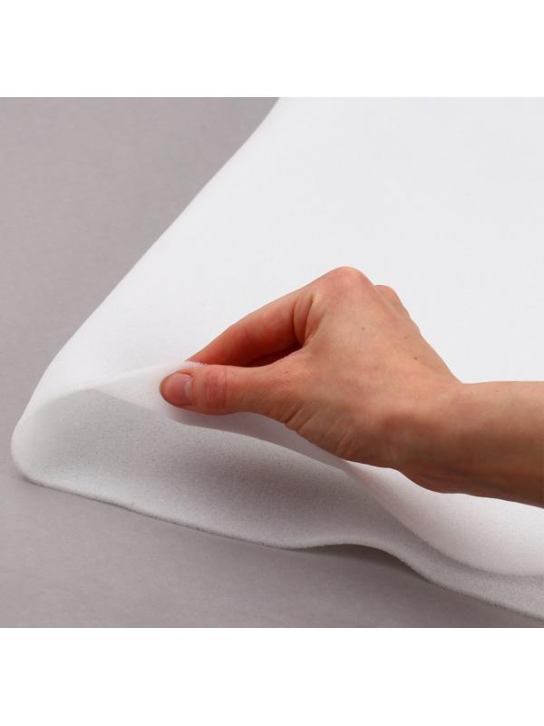 Поролон, 2 × 1 м, толщина 3 мм, 16 кг/м³, белый