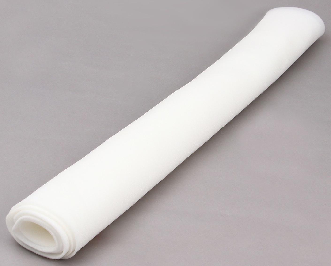 Поролон, 2 × 1 м, толщина 5 мм, 16 кг/м³, белый