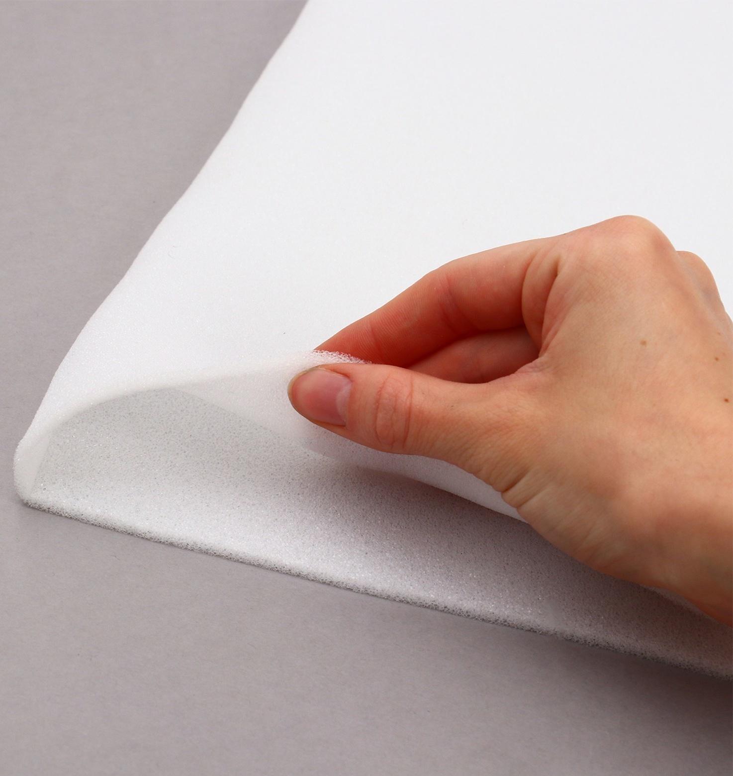 Поролон, 2 × 1 м, толщина 5 мм, 16 кг/м³, белый