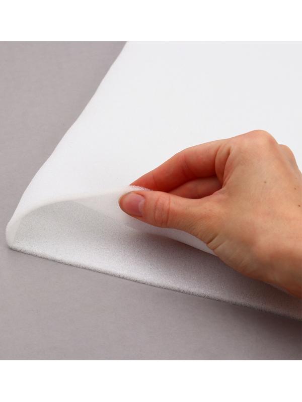 Поролон, 2 × 1 м, толщина 5 мм, 16 кг/м³, белый