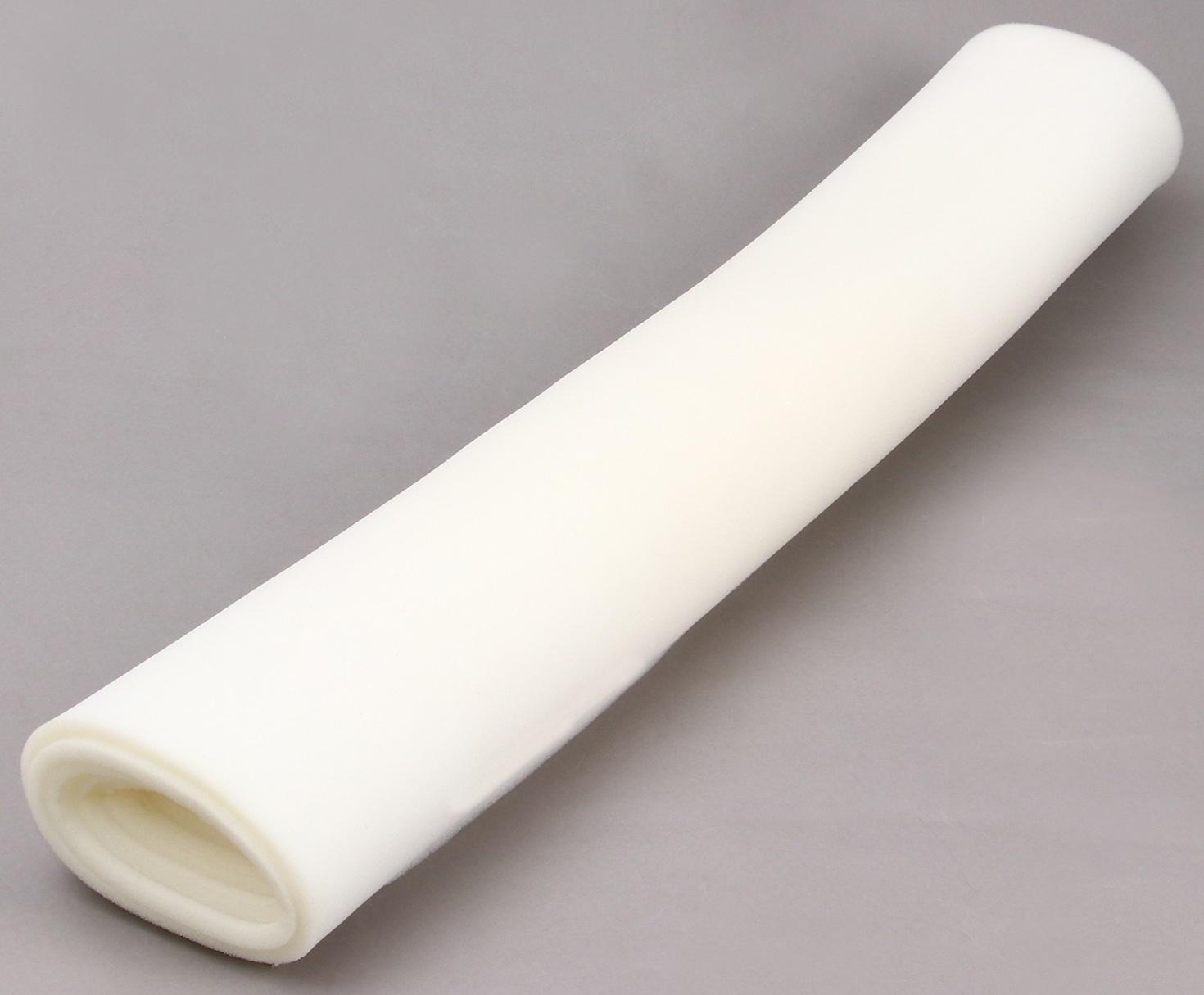 Поролон, 2 × 1 м, толщина 10 мм, 16 кг/м³, белый