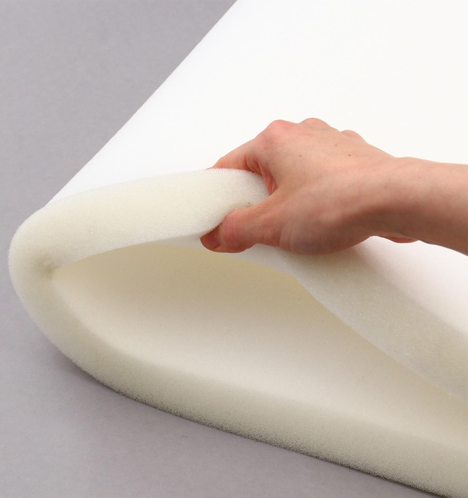 Поролон, 2 × 1 м, толщина 30 мм, 16 кг/м³, белый