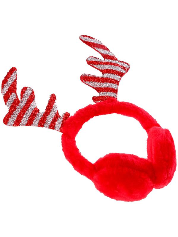 Карнавальный ободок «Рожки», цвет красный