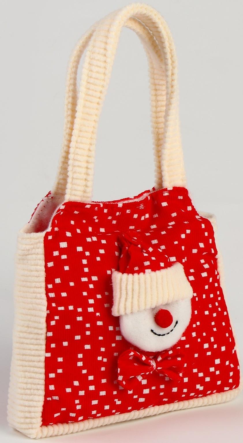 Сумка для подарков «Снеговик»