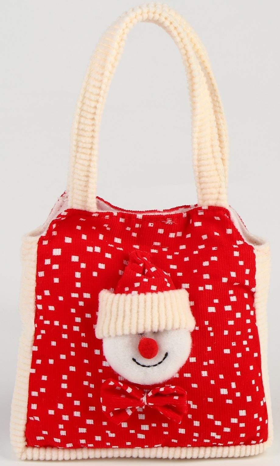 Сумка для подарков «Снеговик»