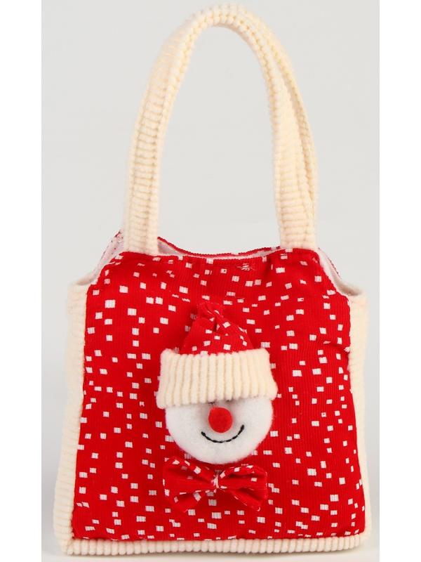 Сумка для подарков «Снеговик»