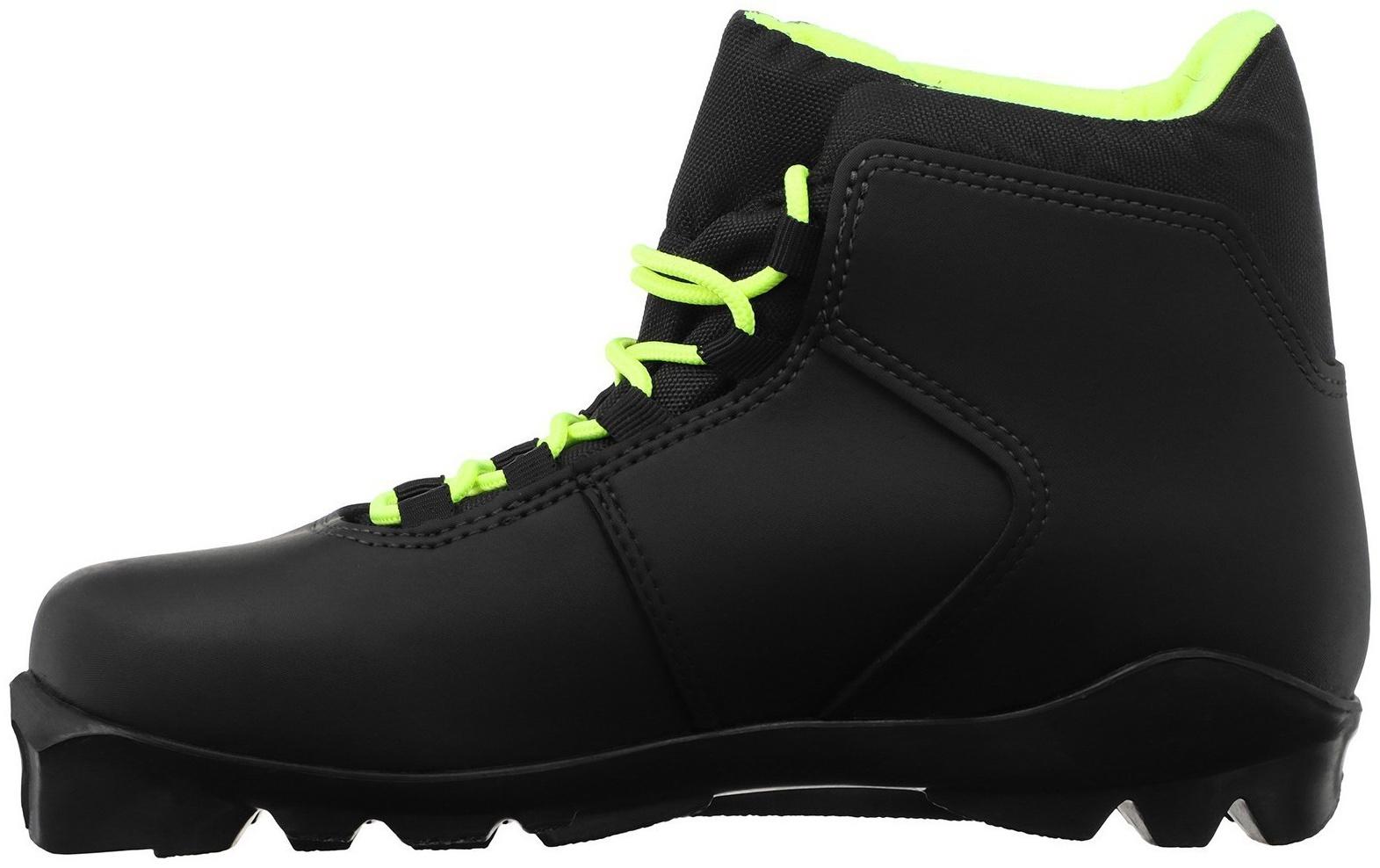 Ботинки лыжные Winter Star comfort, SNS, р. 37, цвет чёрный, лого лайм/неон