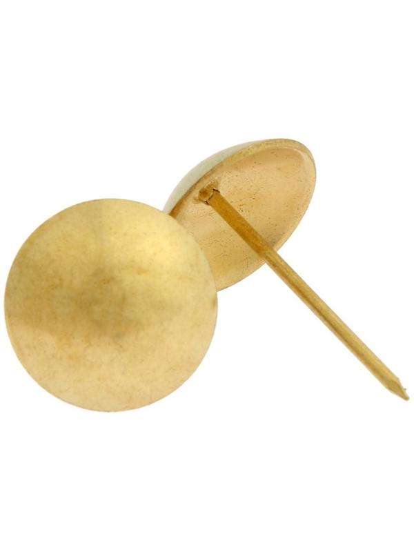 Гвозди ТУНДРА, декоративные, 25х39 мм, золото, 100 шт