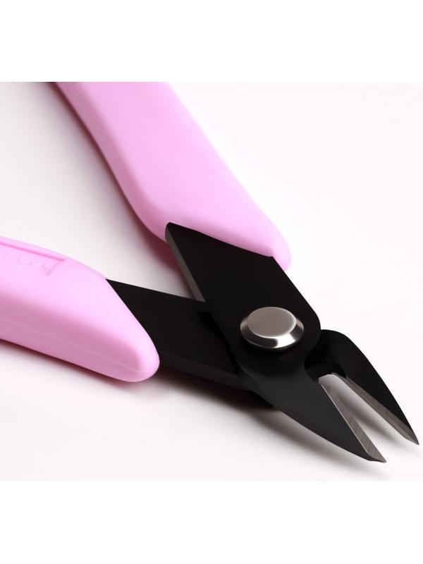 Кусачки педикюрные, прямое лезвие, 13 см, длина лезвия - 12 мм, цвет МИКС