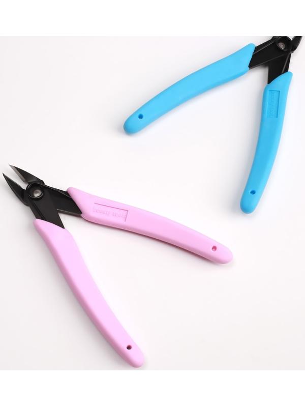 Кусачки педикюрные, прямое лезвие, 13 см, длина лезвия - 12 мм, цвет МИКС